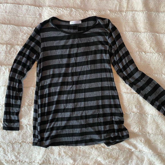 Long sleeve striped top - Picture 2 of 4